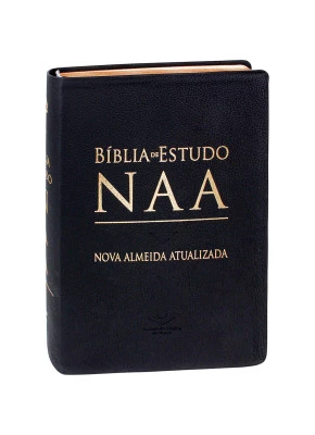Bíblia de Estudo NAA Couro Legítimo