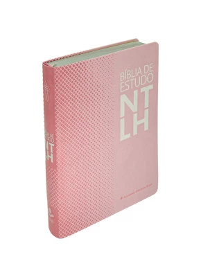 Bíblia De Estudo NTLH Grande Rosa 