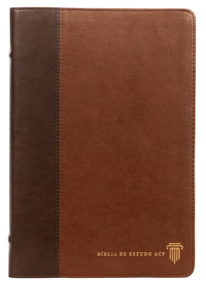 Biblia de Estudo ACF Capa marrom