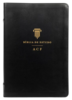 Biblia de Estudo ACF Capa Preta 