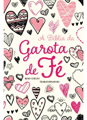 A Bíblia Da Garota De Fé Nvt | Capa Dura Corações     
