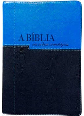 Bíblia em Ordem Cronológica NVI Azul Claro e Escuro    