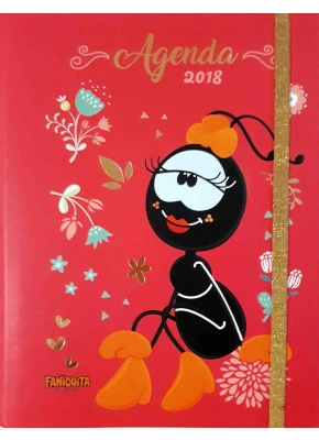 Agenda 2018 - Vermelho - Faniquita