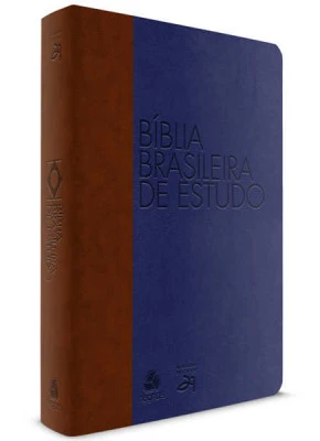 Bíblia Brasileira de Estudo Marrom e Azul     