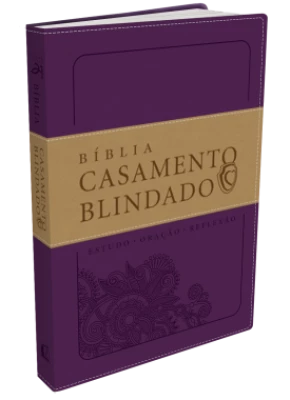 Bíblia Casamento Blindado – Capa Roxa      