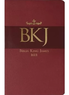 Bíblia King James Fiel De 1611 Fina Vermelho    