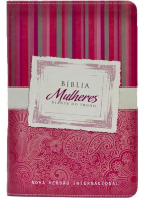 Bíblia Mulheres Diante Do Trono Vermelha Listras     