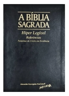 Bíblia Sagrada Acf Preta Rcm   
