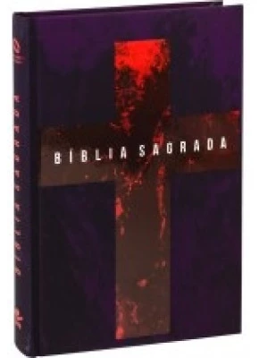 Bíblia Sagrada Naa | Deus Enviou O Seu Filho Como Salvador Do Mundo Cruz/Capa Dura     