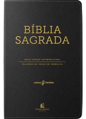 Bíblia Sagrada Nvi Leitura Perfeita Luxo Com Índice Thomas Nelson   