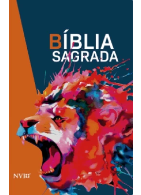 Bíblia Sagrada Nvi Nova Ortografia | Capa Semi Luxo Leão    