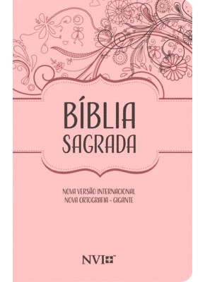 Bíblia Sagrada NVI Nova Ortografia Gigante Semi Luxo Nude 