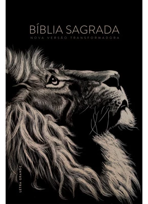 Bíblia Sagrada NVT Lion Head Letra Grande Capa Dura  