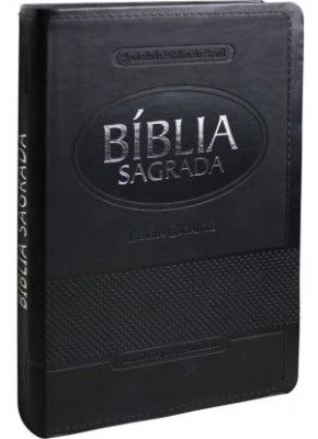 Bíblia Sagrada RA Preta Letra Gigante Com Índice  