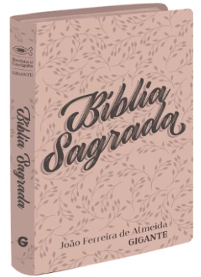 Bíblia Sagrada Rc Lgig Semi Luxo Floral   