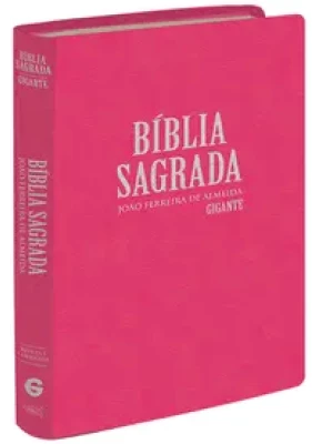 Bíblia Sagrada Rc Lgig Semi Luxo Rosa   