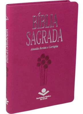 Bíblia Sagrada RC Média Rosa Slim  
