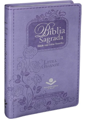 Bíblia Sagrada RC Letra Gigante Violeta Com índice  