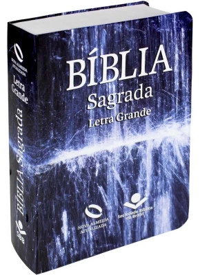 Bíblia Sagrada NAA Água Letra Grande Com índice  