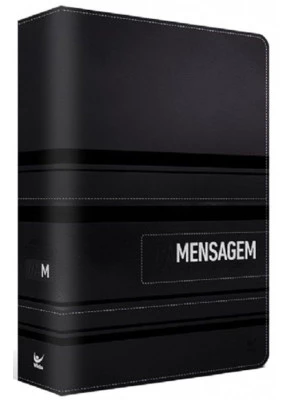 Bíblia A Mensagem Luxo Preta     