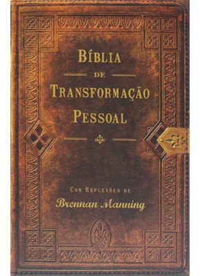 Bíblia de Transformação Pessoal Luxo Marrom     