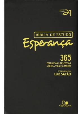 Bíblia De Estudo Esperança | Preta      