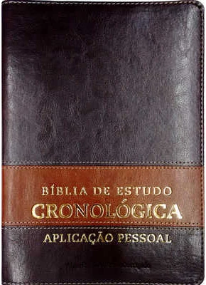 Bíblia De Estudo Cronológica Aplicação Pessoal - Rc | Marrom Escuro