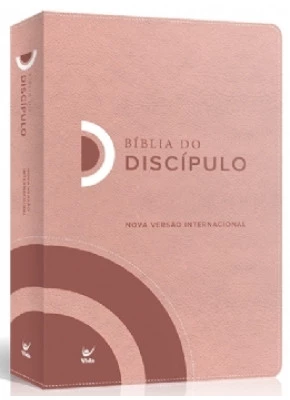 Bíblia Do Discípulo NVI Luxo Rosa     