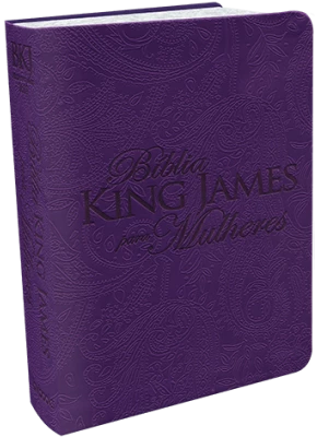Bíblia King James Para Mulheres Roxo     
