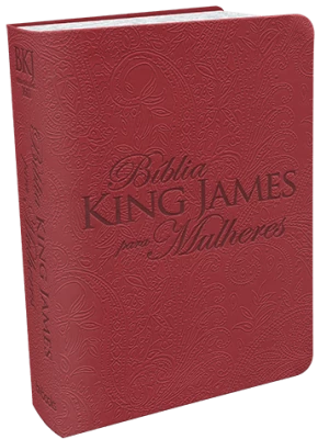 Bíblia King James Para Mulheres Vermelho     