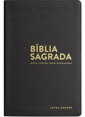 Bíblia Sagrada Nvt Preta Lgra Luxo    