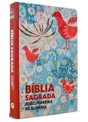 Bíblia Sagrada Rc Estampa De Pássaros Md Geográfica Cd    