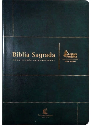 Bíblia Sagrada NVI Leitura Perfeita Letra Grande Capa Verde Luxo  