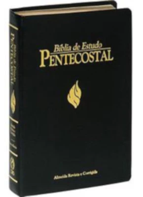Bíblia De Estudo Pentecostal Média Rc Preta     