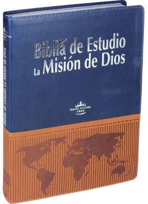 Biblia De Estudio La Misión De Dios | Azul Marrom     