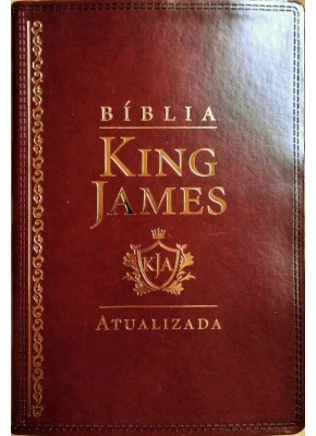 Bíblia King James Atualizada Letra Grande Marrom    