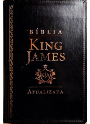Bíblia King James Atualizada Letra Grande Preta    