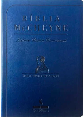 FORA DE LINHA | Bíblia Mccheyne – Azul - Editora Sbtb