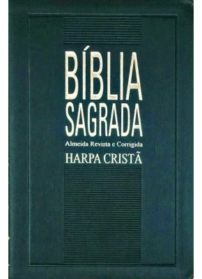 Bíblia Sagrada Média Slim Com Harpa Verde Escuro - Cpad