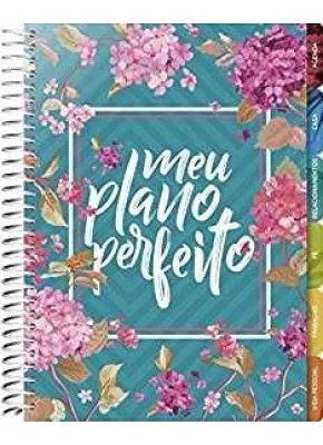 Agenda Meu Plano Perfeito - Capa Flores