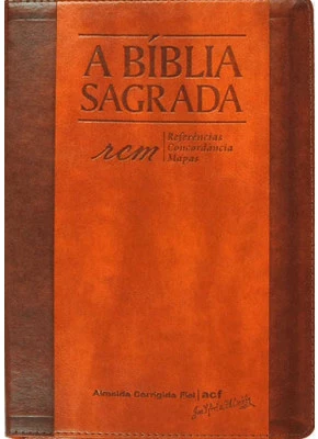 Bíblia Sagrada ACF RCM Chocolate Havana com índice  