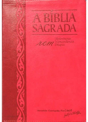Bíblia Sagrada ACF RCM Morango Cereja com índice  