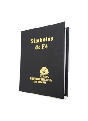 Símbolos De Fé Pequeno Capa Luxo Preta
