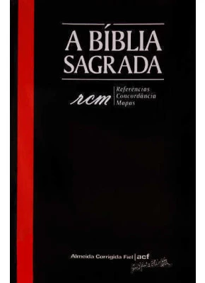 Bíblia ACF RCM Capa Dura Preta   