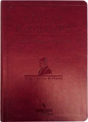 FORA DE LINHA | Bíblia Mccheyne – Vinho - Editora Sbtb