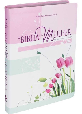 A Bíblia Da Mulher RA Grande Branca Tulipa