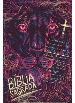 Bíblia ACF Slim Lion Chalk