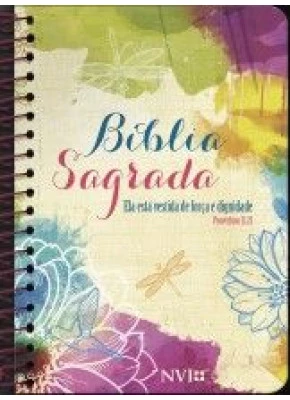 Bíblia Anote Espiral Ela Está Vestida De Força E Dignidade NVI     