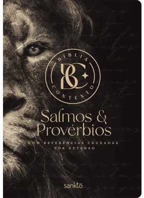 Bíblia Contexto | Salmos e Provérbios | Capa Leão