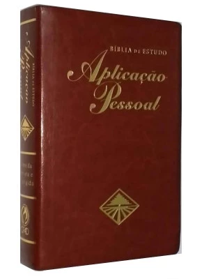 Bíblia De Estudo Aplicação Pessoal - Grande - Revista E Corrigida - (Vinho)